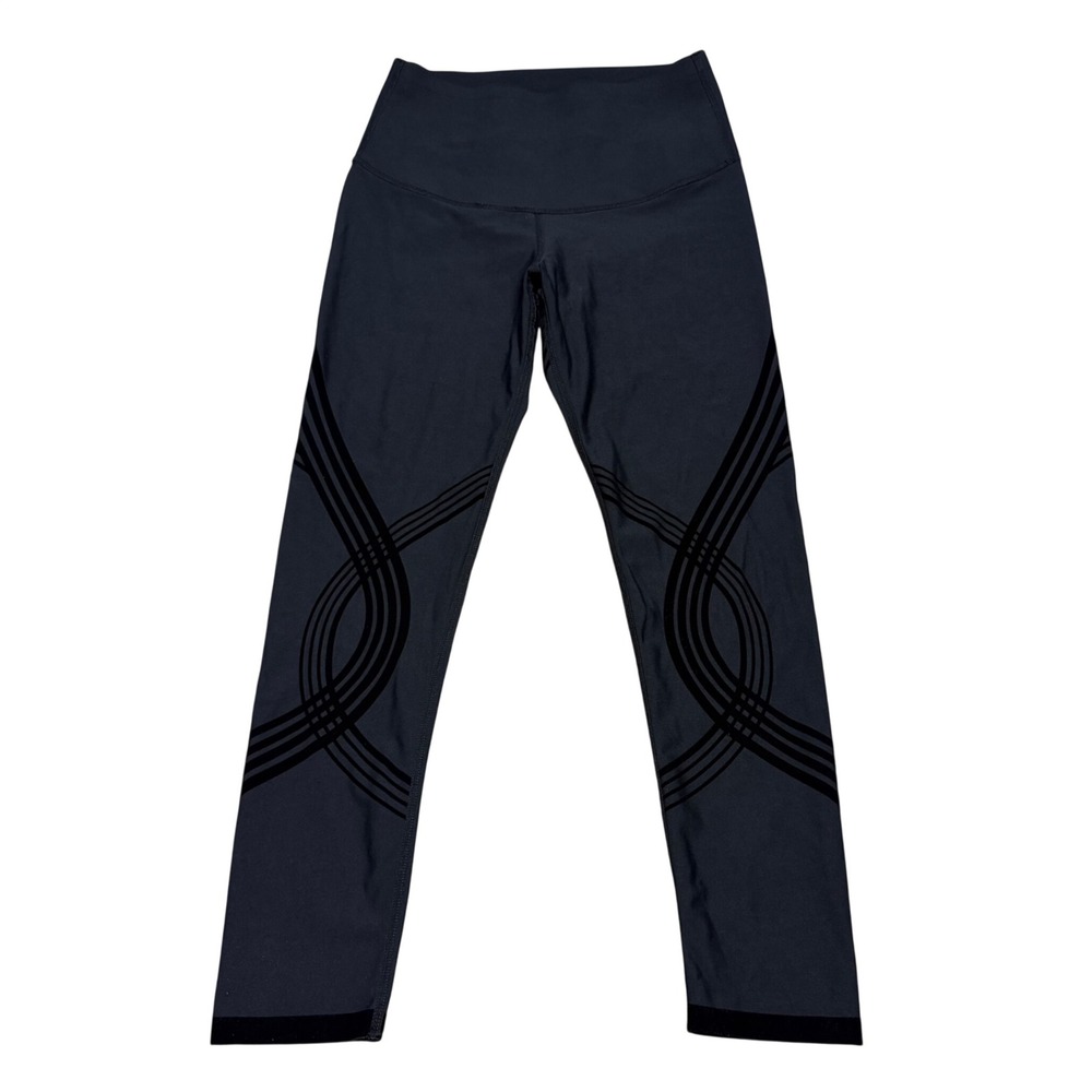 Fanka Women XS 7/8 Length Reversible Body Sculpt Legging Black Compression Lift